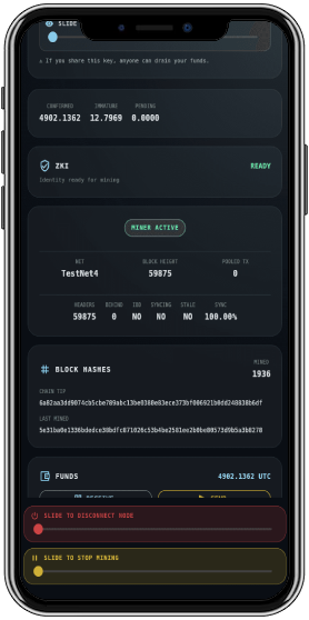 Mobile Miner Node